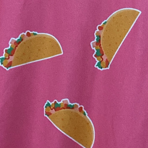 OG OBNOXIOUS GOLF MENS SIZE 5XL PINK TACO DESIGN GOLF POLO SHIRT EUC CLEAN - Picture 4 of 11